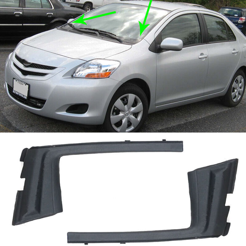 Black Front LH+RH Fender Cowl Side Fender 53867-52090 For 2012-2014 for Toyota YARIS