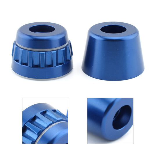 Throttle Lock Cruise Control Clamp End Bar Fit for BMW F650CS K1200 K1600 Blue Motor