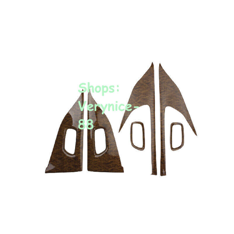 Inner Door Panel Cover Trim 6PCS Fit for Nissan Murano 2015-21 Peach Wood Grain