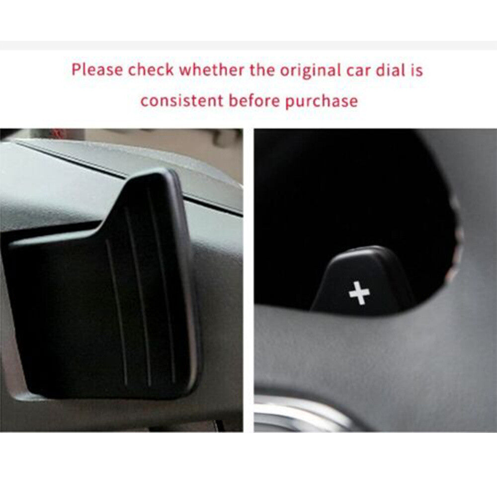 Red Carbon Steering Wheel Paddles Shifter for Ford Mondeo /Taurus /Edge for Lincoln