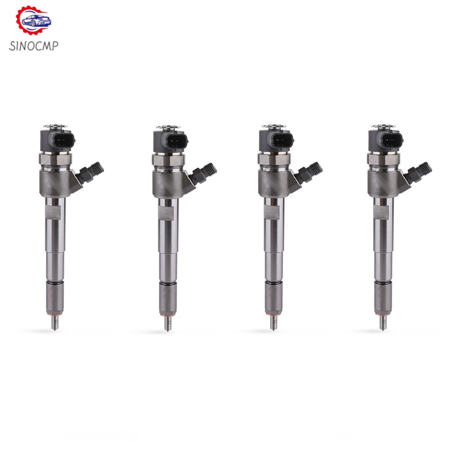 4PCS 0445110217 Fuel Injectors Suitable for Liberty CRD 2.8L Diesel 2005 2006