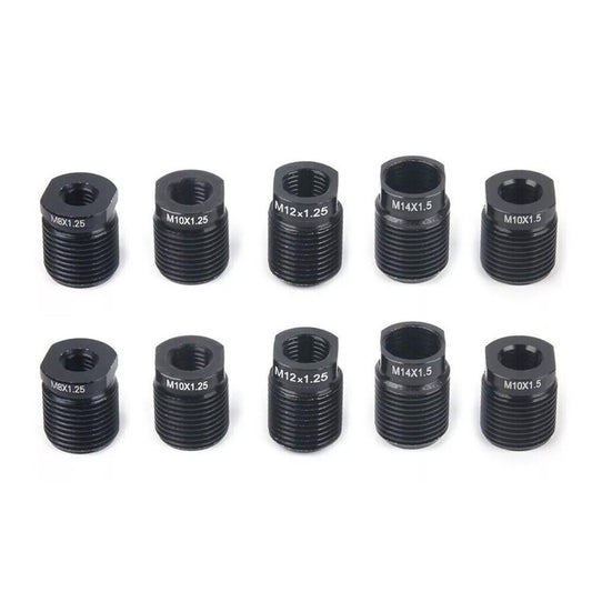 10Pcs Gear Shift Knob Thread Adapter Nut Insert Car Kit M10x1.25 M8x1.25 M12 M14