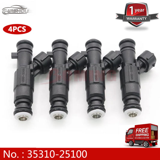 4-pack 35310-25100 fuel injector nozzles suitable for 1999-2006 for Hyundai Sonata Accent