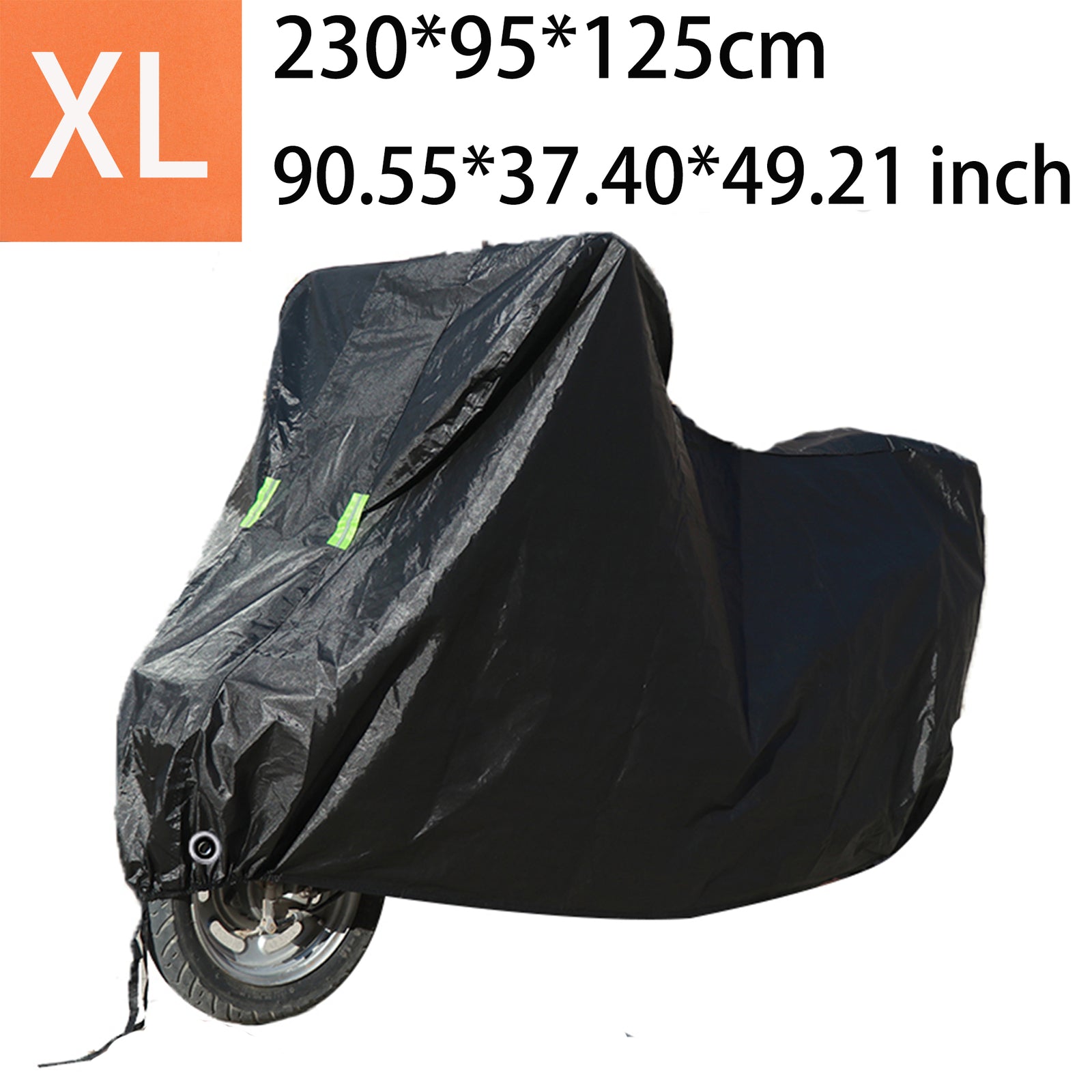 Motorcycle Cover Waterproof for Winter Outside Storage Snow Rain Universal