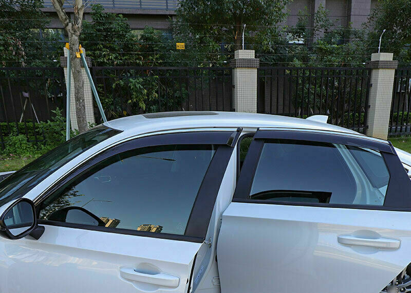 for Honda for Civic 11th 2022 2023 Door Window Visor Vent Shade Sun Rain Wind Guards