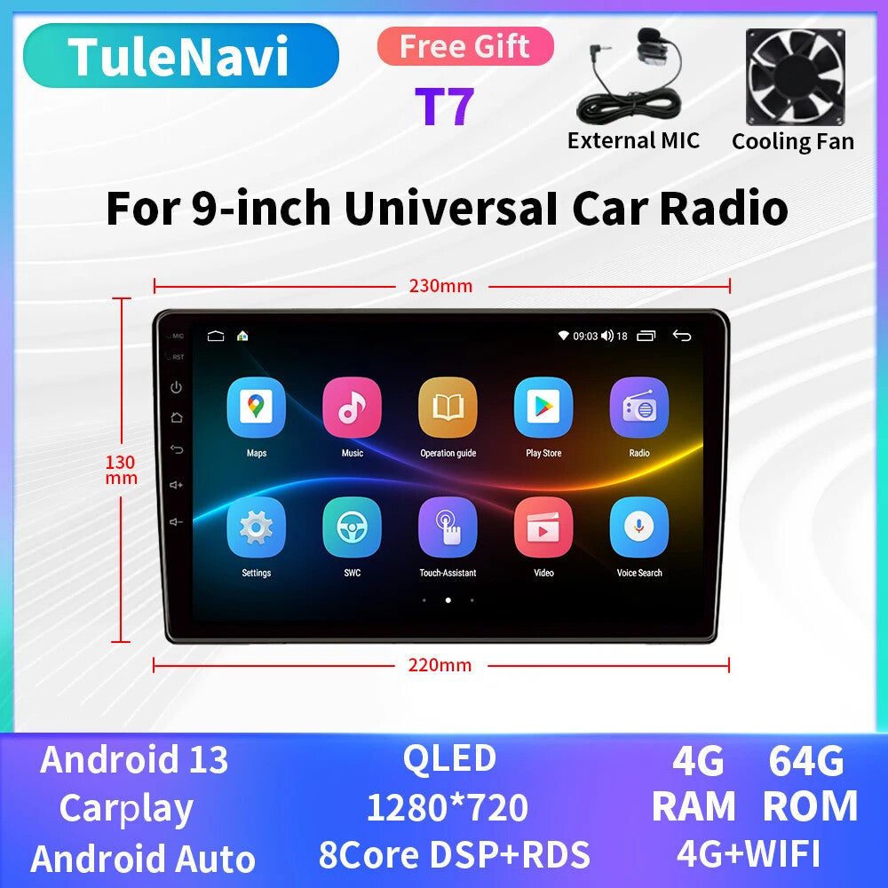 for Nissan for Toyota for Honda for Kia Stereo Car Radio CarPlay Auto Multimedia Player GPS