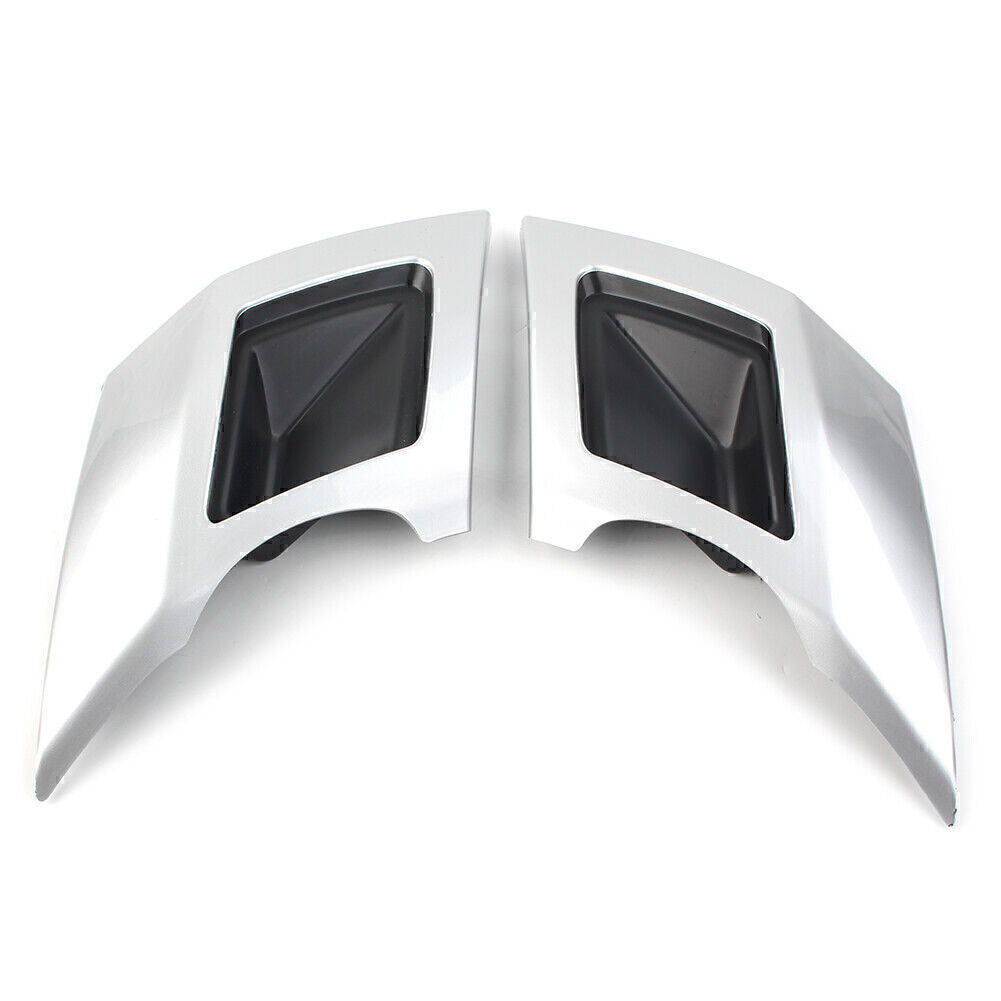 2x Car Rear Tail Exhaust Cover Trim Silver for Land Rover Discovery 5 2017-2021
