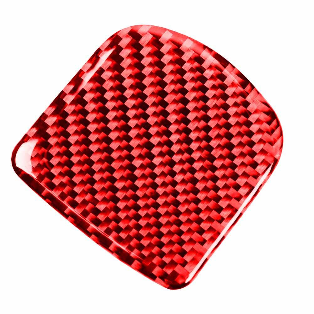 Red 4Pcs for Seat Back Trim Cover Decor Carbon Fiber for Dodge for Challenger 2015-2020