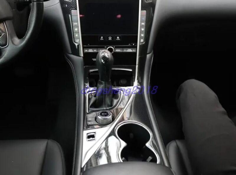14-Piece Carbon Fiber Style Interior Trim Kit for Infiniti Q50 Q50L 2015-2019