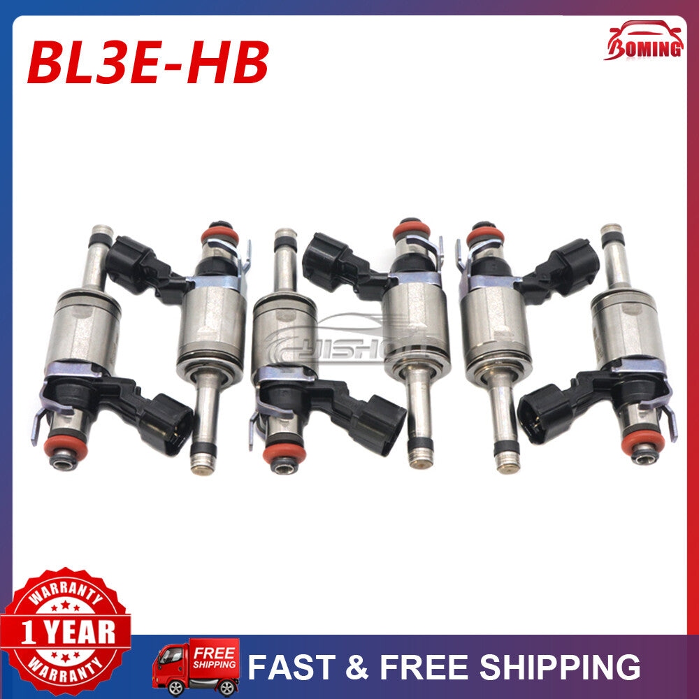 6-pack of fuel injectors for Ford 3.5L EcoBoost turbocharged engines BL3E9F593HB BL3Z9F593B