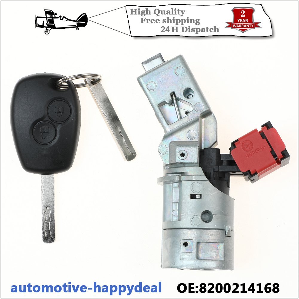 Ignition Lock Barrel Switch for Renault MASTER CLIO TWINGO KANGOO FLUENCE