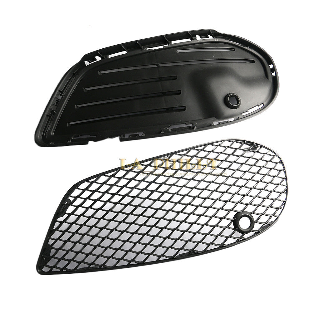 Set Right Bumper Grille Insert Face Bar Cover for Mercedes W205 C-Class 2015-16