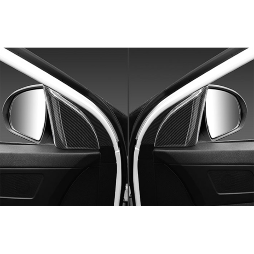 for Hyundai for Elantra 2017-2020 Carbon Fiber Front Triangle A-Pillar Cover Trim2