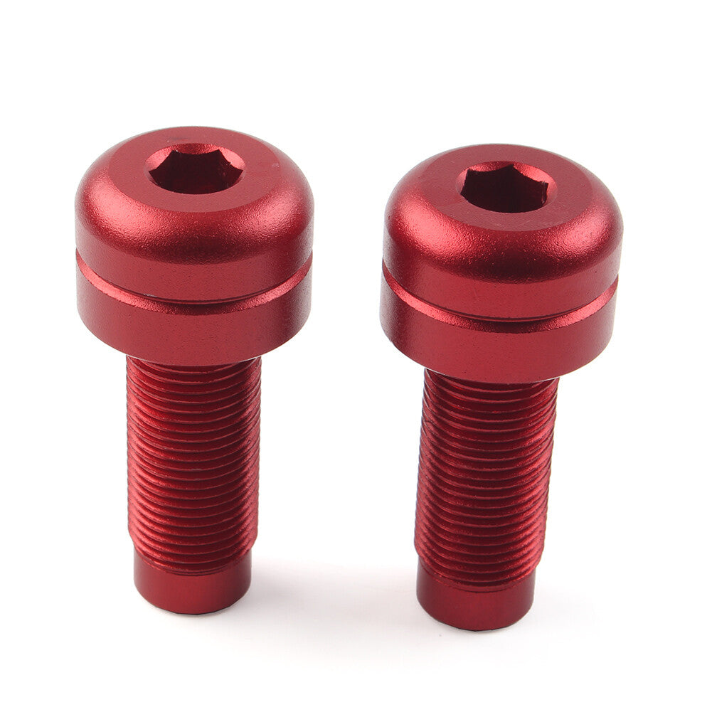 Handlebar Grips Bar End Slider Cap Red for DUCATI Panigale 899 959 1199/1299/S/R