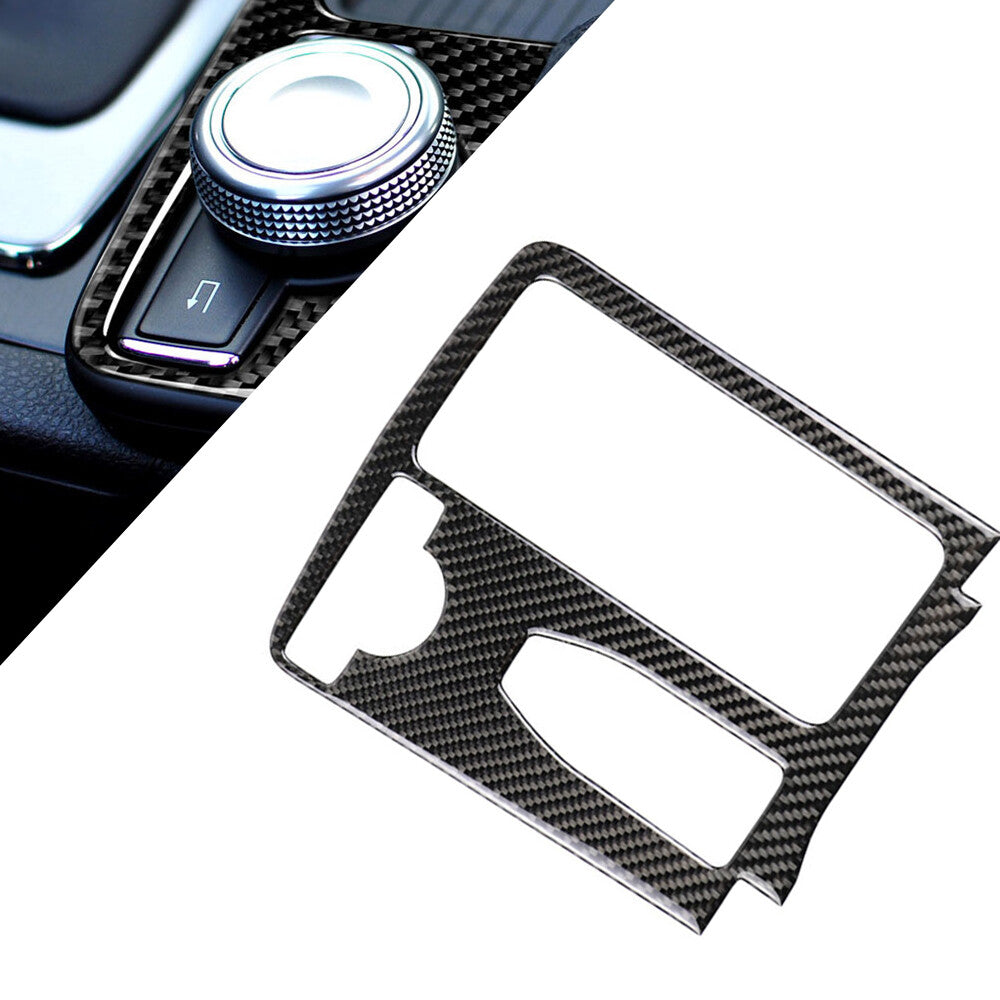 Carbon Fiber Cup Holder Trim for Mercedes-Benz C-Class E-Class W204