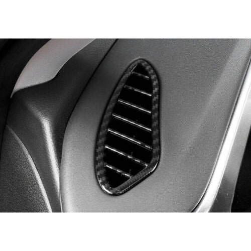 for Hyundai Sonata 2020-2023ABS Carbon Fiber Dashboard Side Air Vent Cover Trims