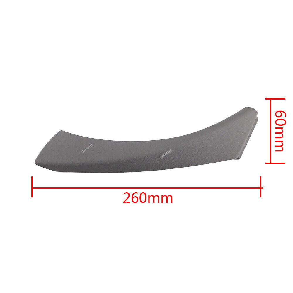 Gray Right Side Inside Door Handle Pull Trim Cover for BMW 3-Series E90 E91 E92