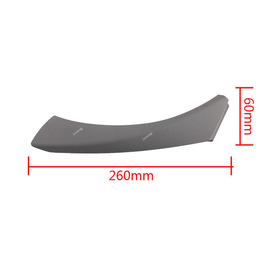 Gray Right Side Inside Door Handle Pull Trim Cover for BMW 3-Series E90 E91 E92