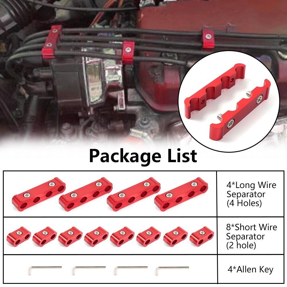 Aluminum Spark Plug Wire Separators Divider Electrical Screen Wire Separators