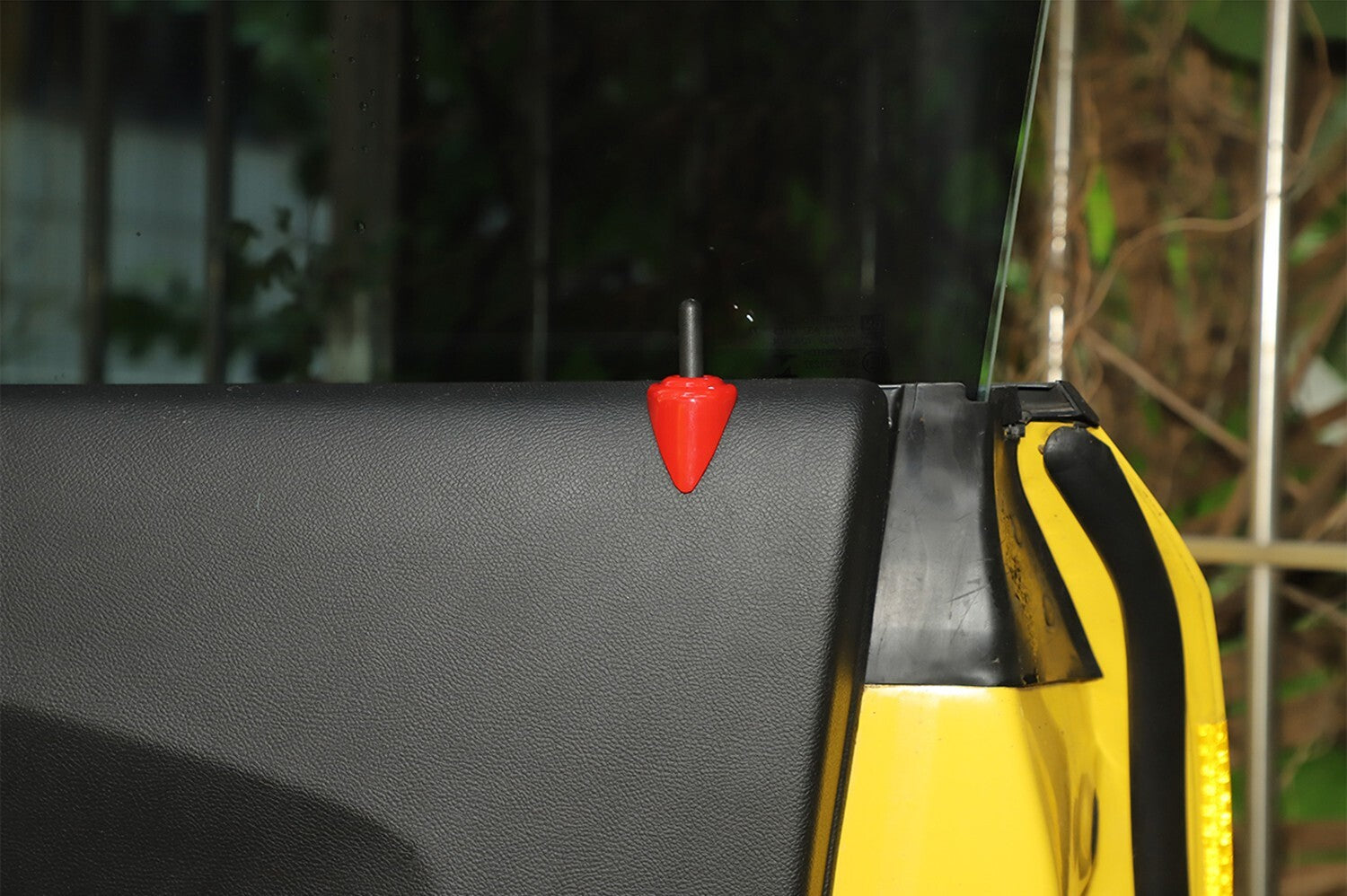 Door Lock Pin Cover Trim Accessories for Chevrolet Camaro 2012-15 Red ABS
