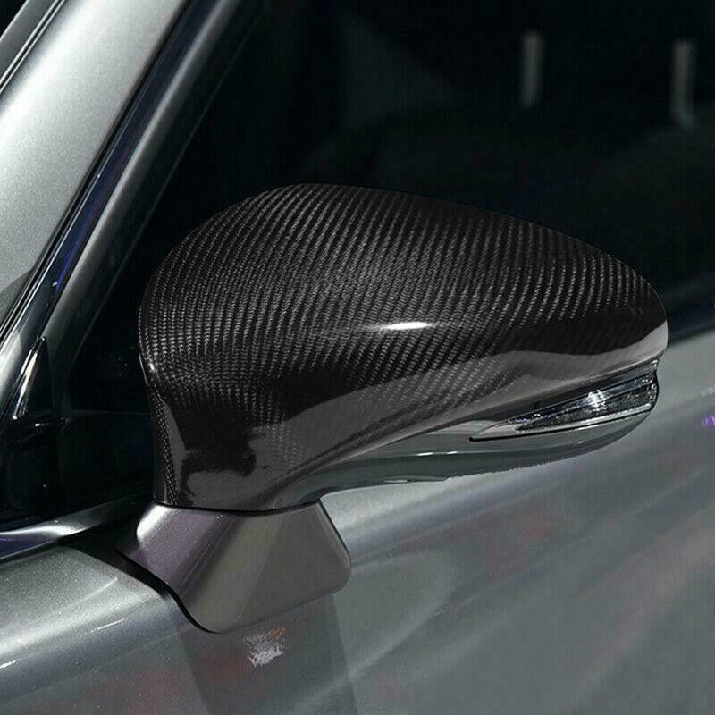 Real Carbon Fiber Car Side Mirror Cover Caps 2pc For 2013-2018 for Lexus ES350 ES300