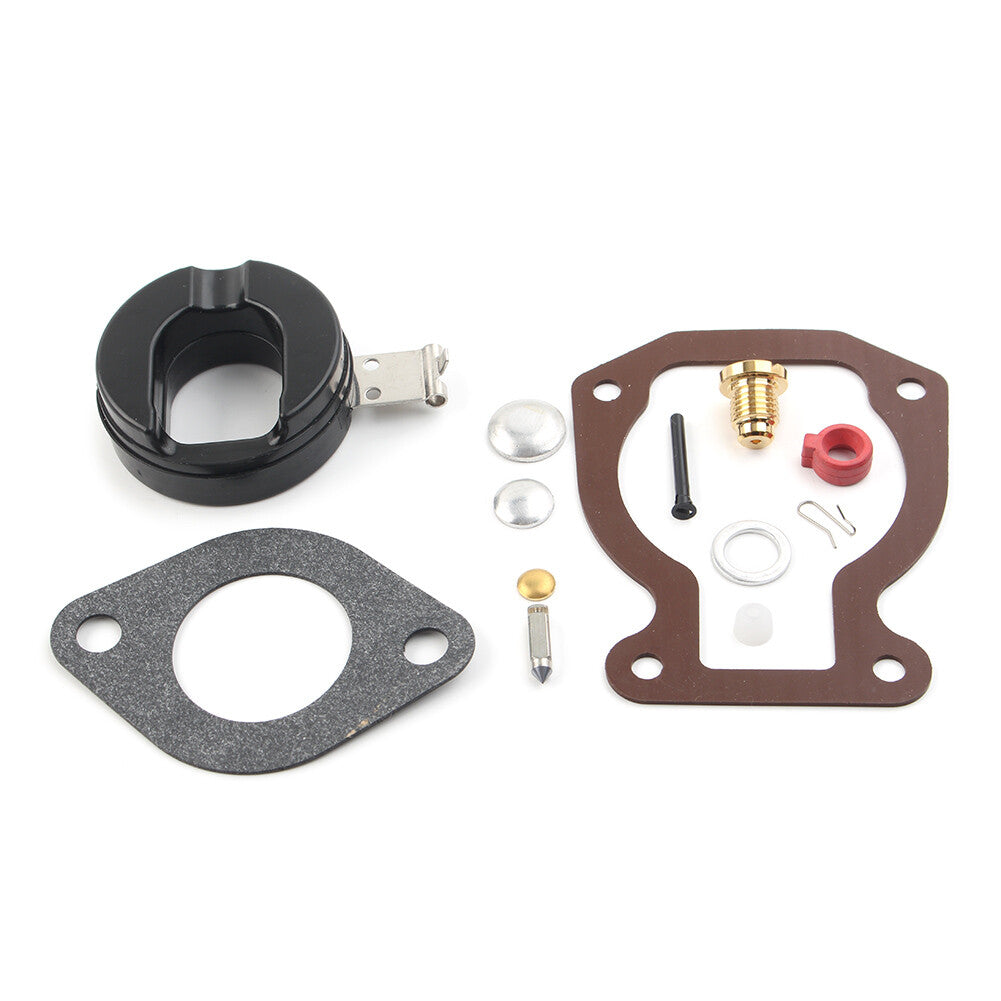 For Johnson Evinrude 9.9 HP 15 HP 1974-88 398453 Carburetor Rebuild Kit w/ Float