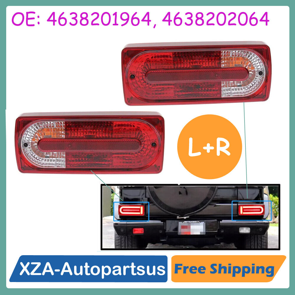 1 Pair Rear L+R Tail Light For 1999-18 for Mercedes Benz W463 G-Wagon G63 G550