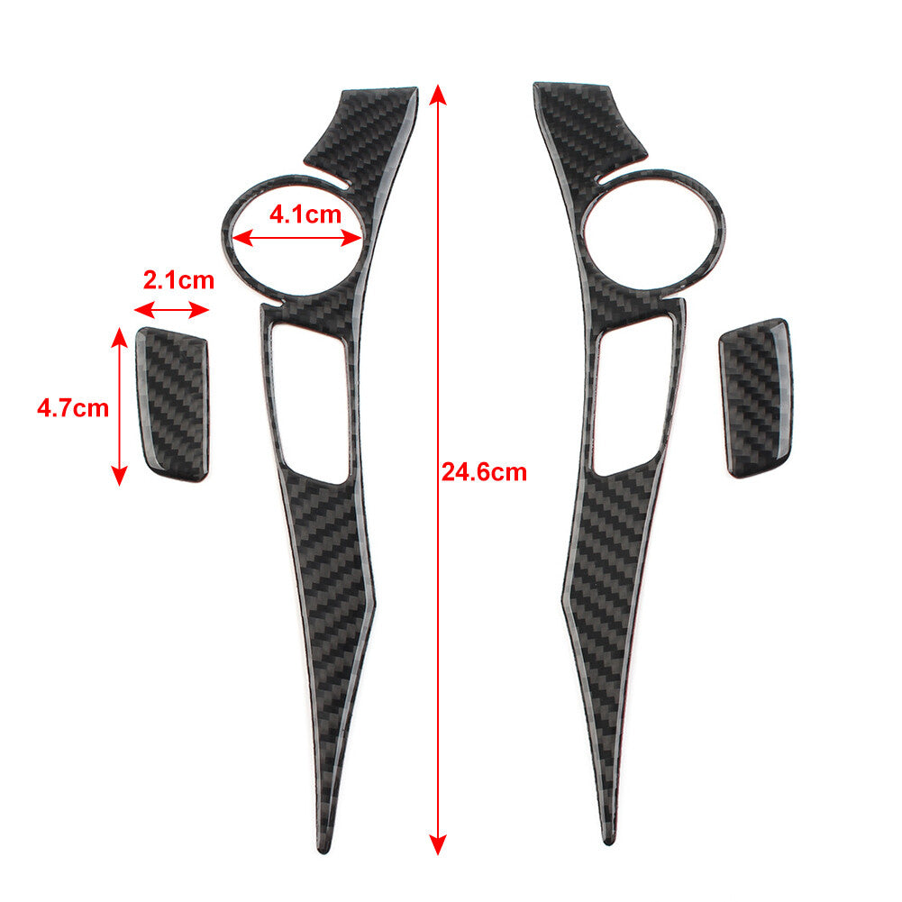 4 Pcs Steering Wheel Panel Cover Trim for Toyota Prius 2012-2015