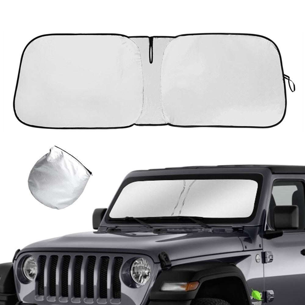 Custom Fits 2020-2025 for Jeep Gladiator JT Windshield Sunshade Front UV Block Cover
