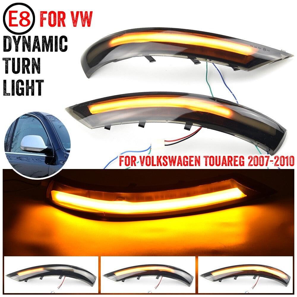 Dynamic Side Turn Signal Light for VW for Volkswagen Touareg 2007-2010 1st 7L