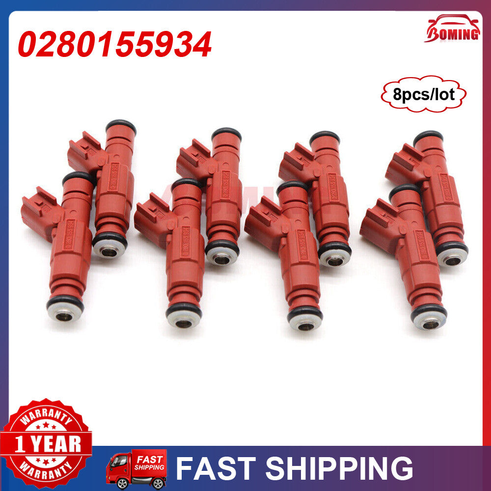 Set of 8pcs for Dodge Dakota for Ram 1500 2500 Durango New Fuel Injectors 0280155934