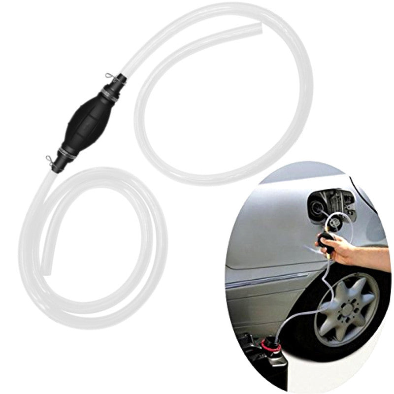 Car Manual Hand Pump Fuel Liquid Transfer Pump Pipe Suction Oil Fuel Liquid Pipe