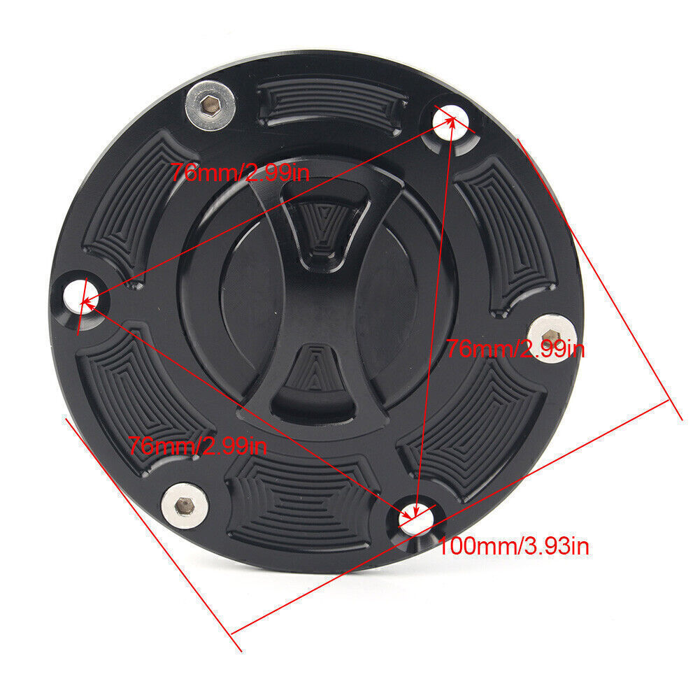 For RS125/RS250 RSV1000 Tiger 800 1050 CNC Fuel Gas Tank Cap Cover