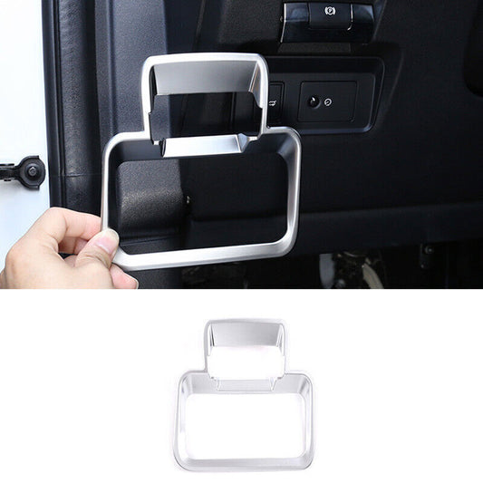 For Discovery Sport 2020-2025 ABS Silver Tailgate Rear Door Button Frame Trim 1X
