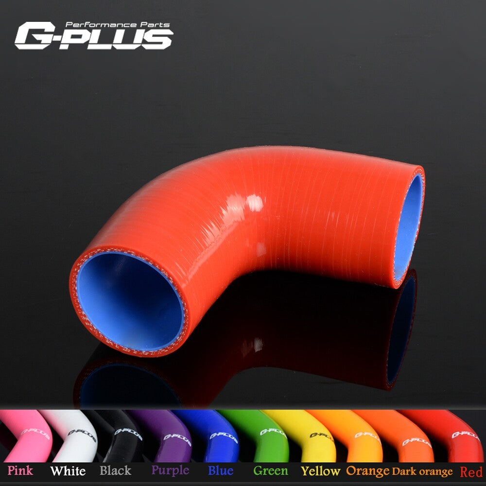 Suitable for 3 1/8 inch 90 degree 80 mm hose turbine silicone elbow joint hose red