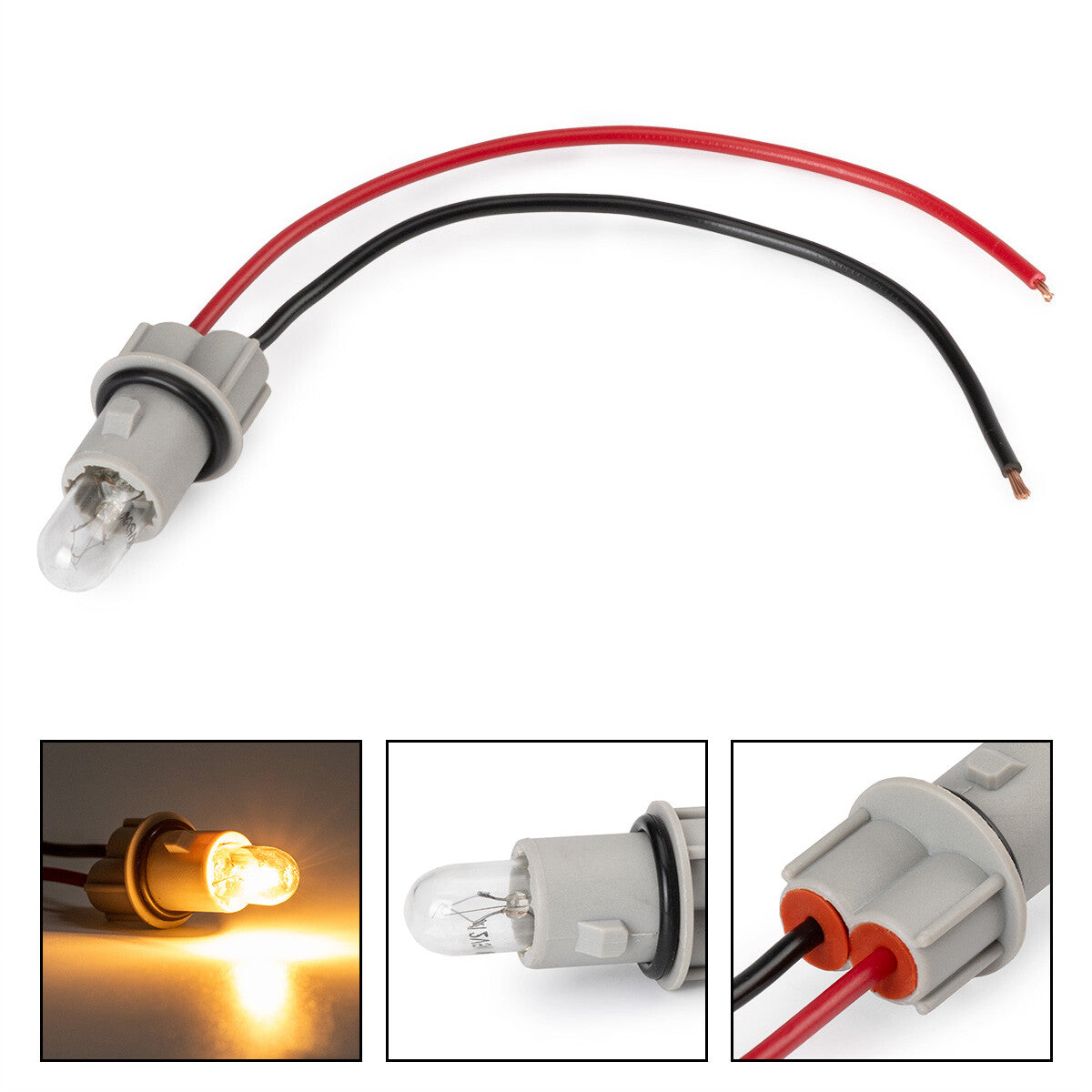2-piece side marker light socket wiring harness for Mercedes-Benz A0005400966
