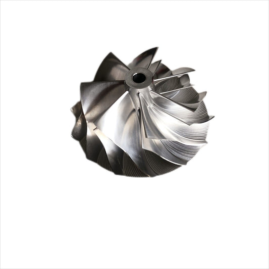 K16 51.62/63.98 mm 7+7 blade turbine milling/aluminum 2618/bulk compressor wheel