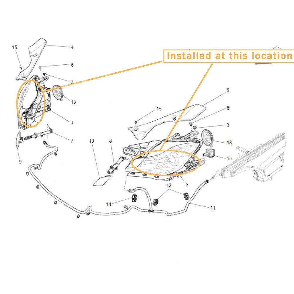 Upgrade to 2022 for Maserati Quattroporte LED Headlight Kit (Plug and Play)