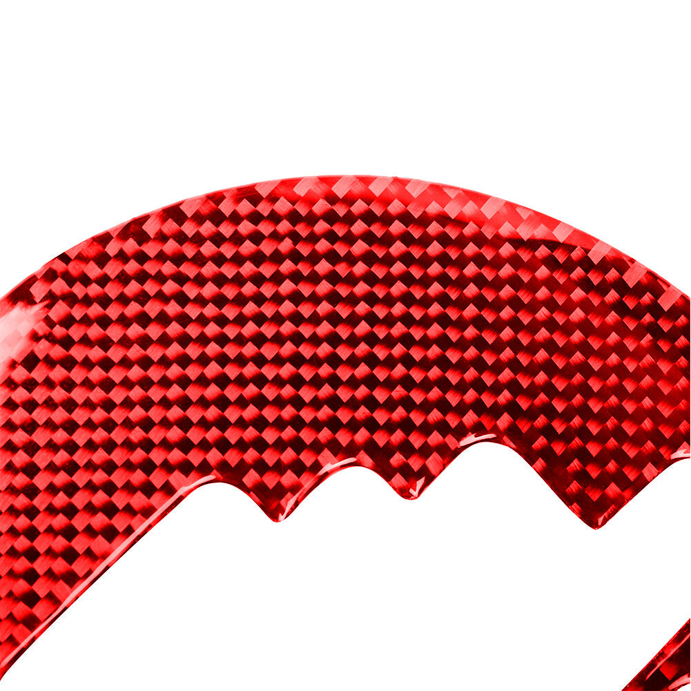 Red Carbon Fiber Interior Gear Shift Cover Trim for Mazda MX-5 Miata 2009-2015