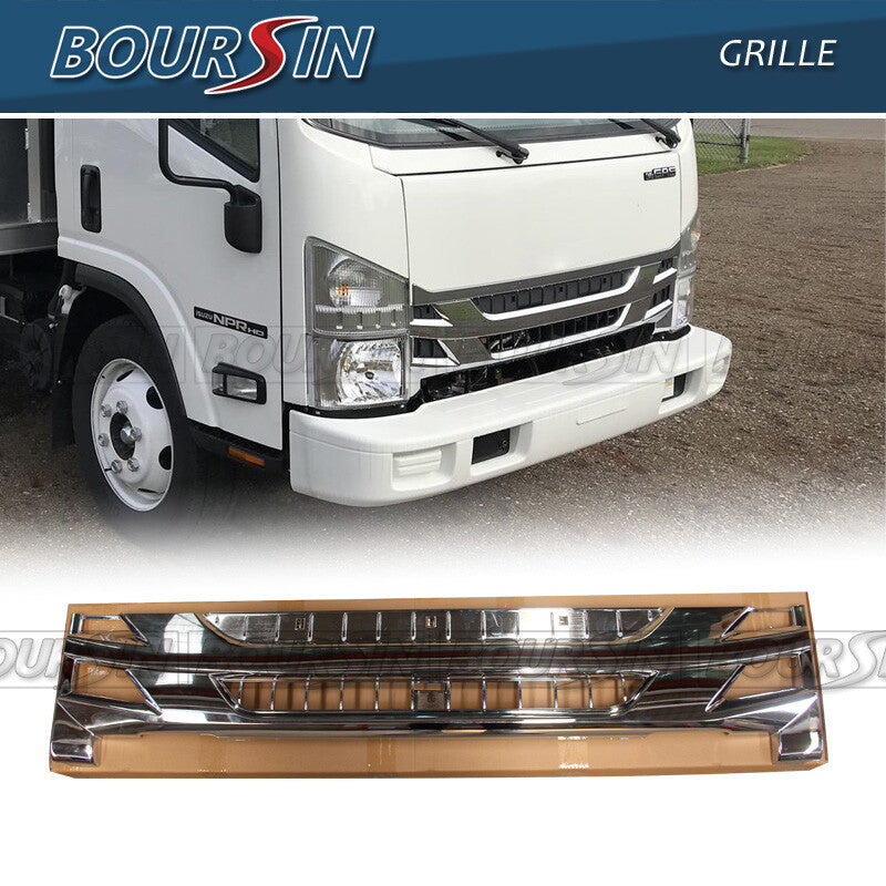 Bright Radiator Grille for ISUZU NPR NPR-HD NQR NRR 2015