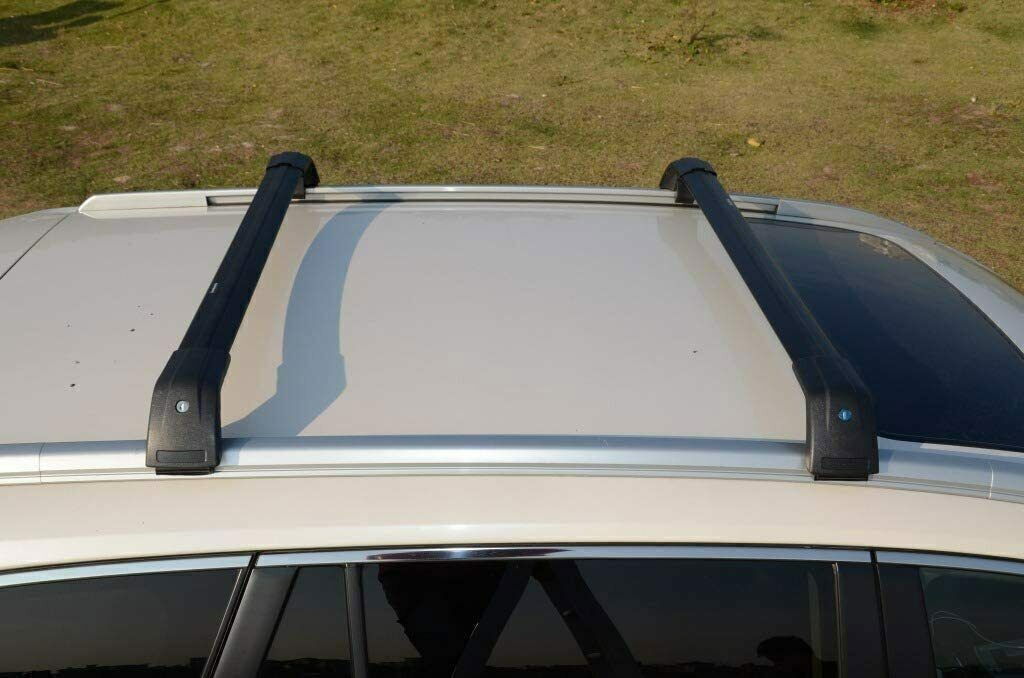 2Pcs Lockable Roof Rail Racks Cross Bar Crossbar Fit for Audi Q5 2018-2023