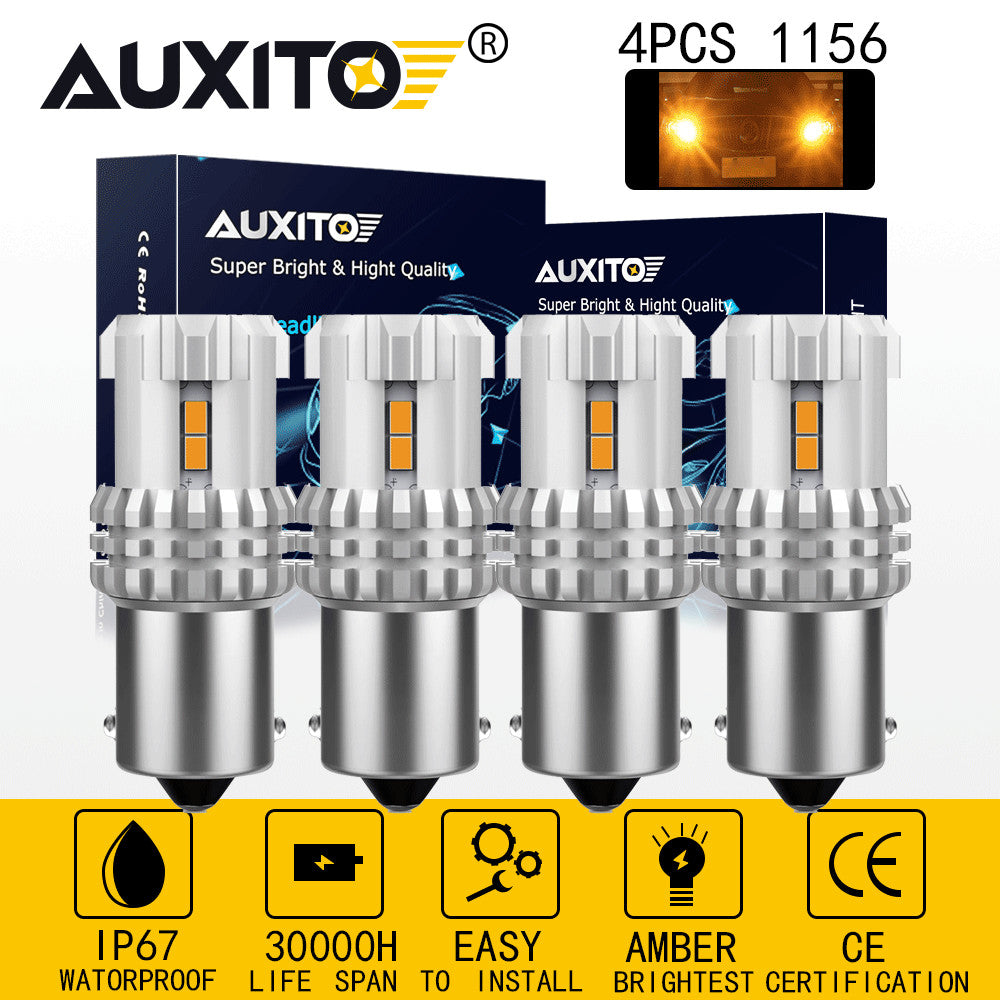 4th Generation AUXITO 1156 7506 BA15S P21W Super Cream/Butter 3030 SMD LED Dubai Speaker