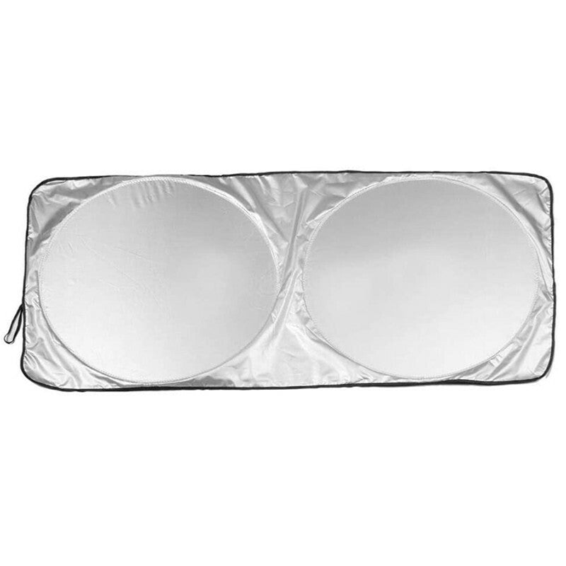 1Pcs Car Windshield Sunshade Nylon Polyester Heat Block Heat Foldable Sun Shield