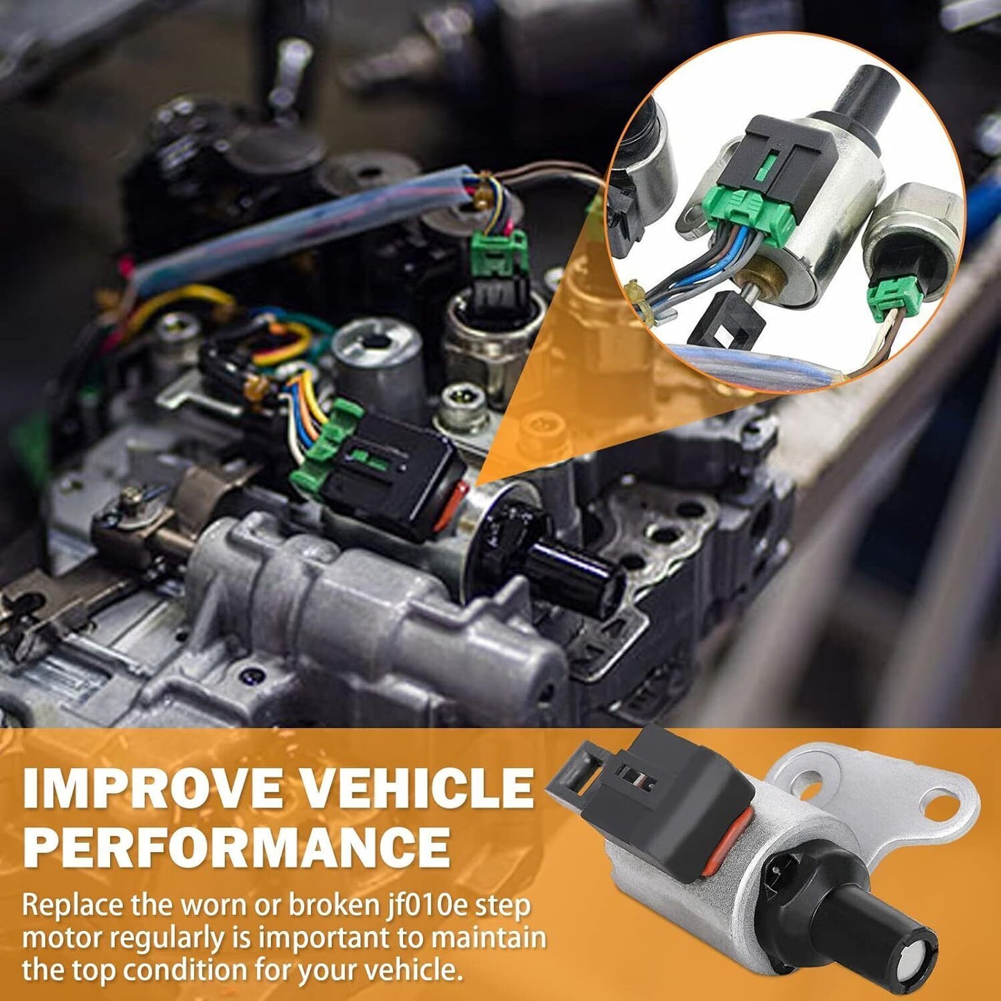 CVT JF009E Transmission Step Stepper Motor for Nissan Versa 1.6L 1.8L 2007-2012