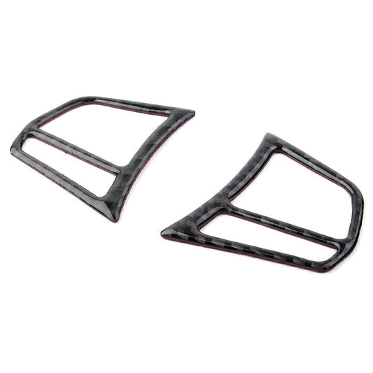 Real Carbon Fiber Steering Wheel Button Trim for BMW F20 2012-2018 1 Series F21