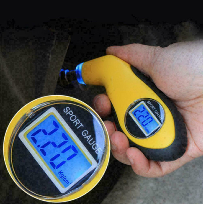 Digital tire pressure gauge LCD electronic car tester suitable for Jeep for Mini