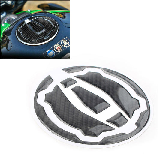 for Kawasaki 400 650 /Z650 Z900 Carbon Fiber Oil Tank Gas Cap Pad Decal