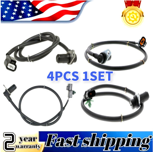 Four ABS wheel speed sensors (front, rear, left, right) suitable for Mitsubishi Montero 01 - 2006