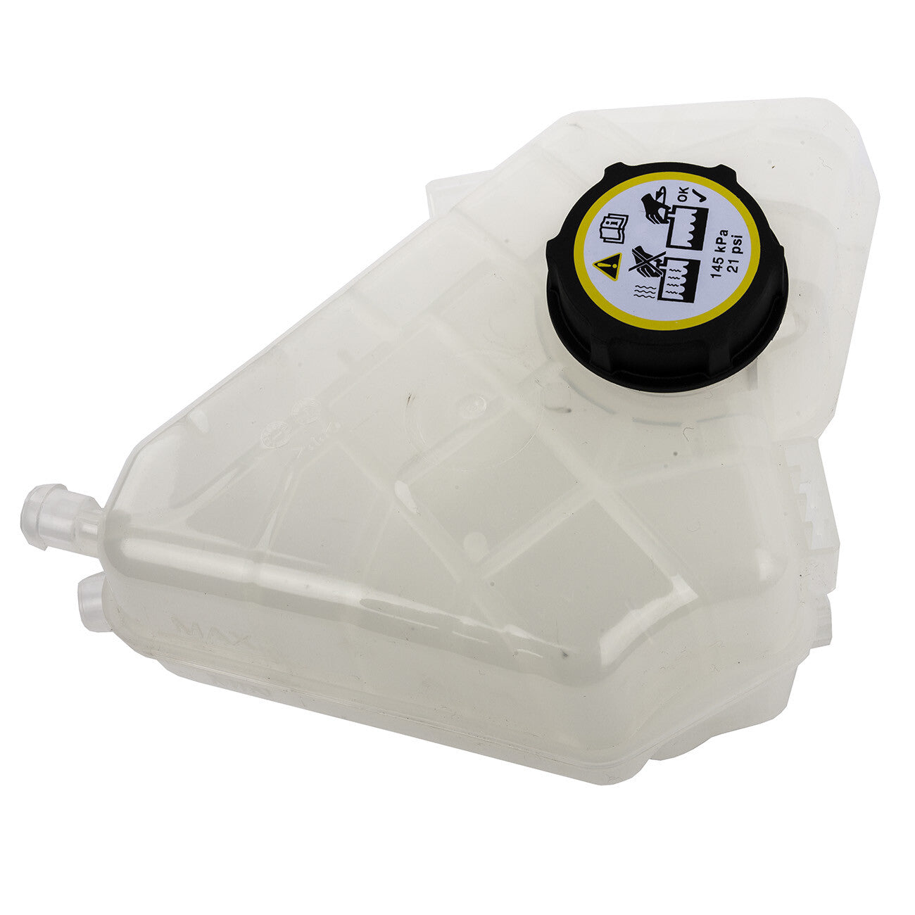Radiator overflow coolant reservoir expansion tank with cap suitable for 2011-2019 for Ford Fiesta.