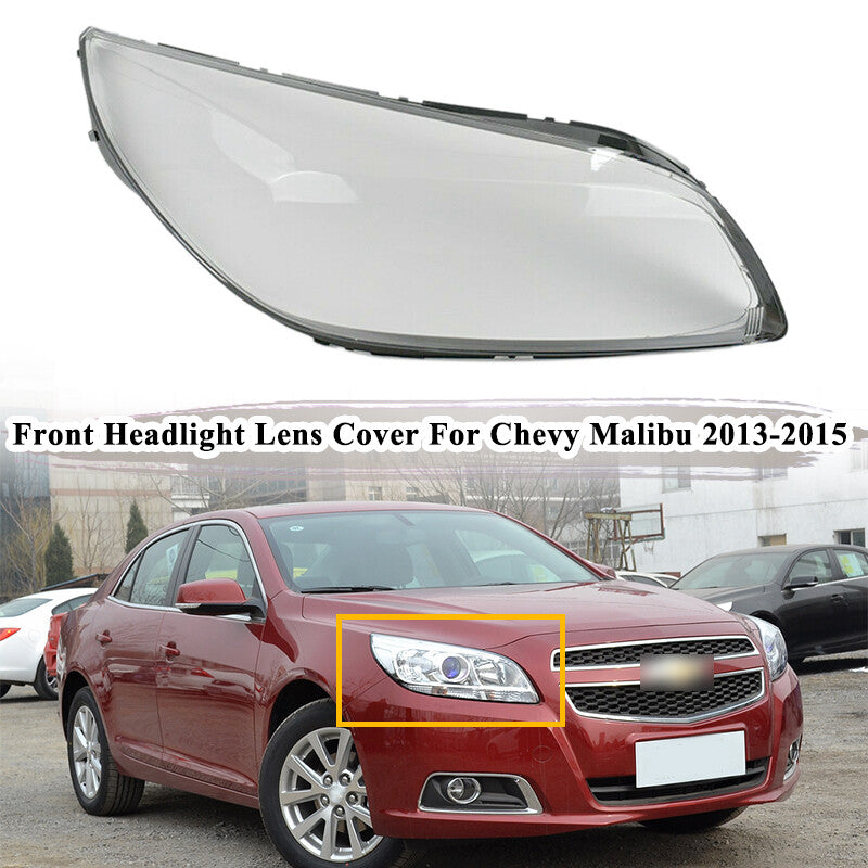 Right front headlight lens cover for 2013/2015 for Chevrolet Malibu LT/LTZ